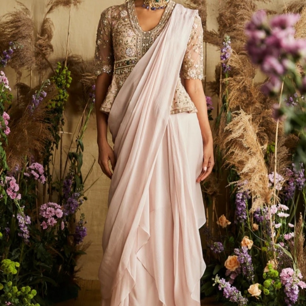 Pre draped Saree / pre stitched saree